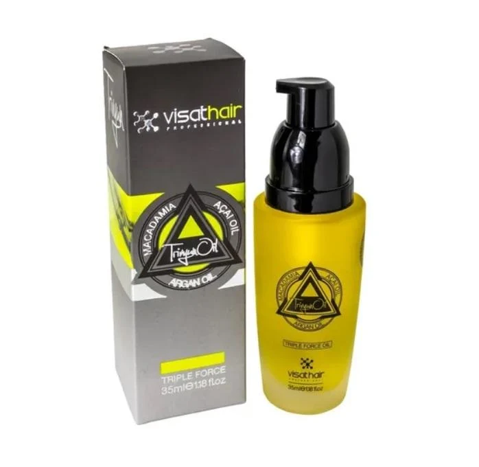 Trivyun Triple Strength Macadamia Acai Argan Repair Oil 35ml - Visat Hair