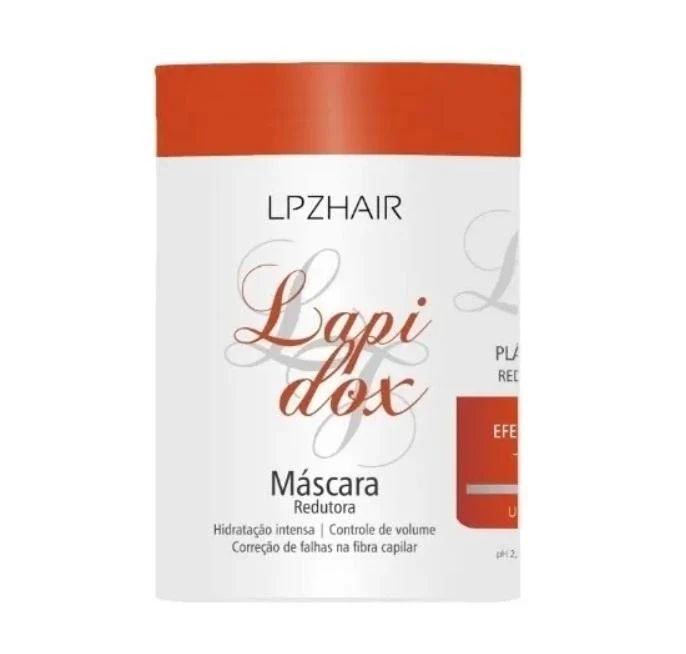 Lapidox Volume Reducer Moisturizing Reducing Hair Plastic Mask 1Kg - Lpzhair