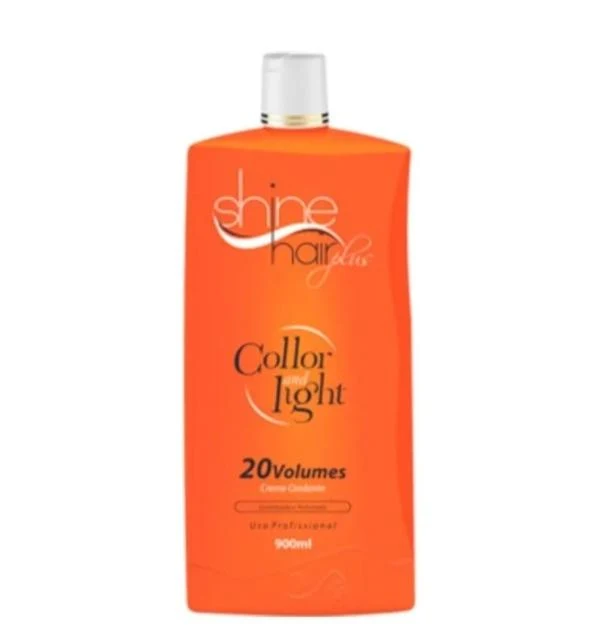 Color Light Creamy Perfumed Oxidant Emulsion 20 Volumes 900ml - Shine Hair
