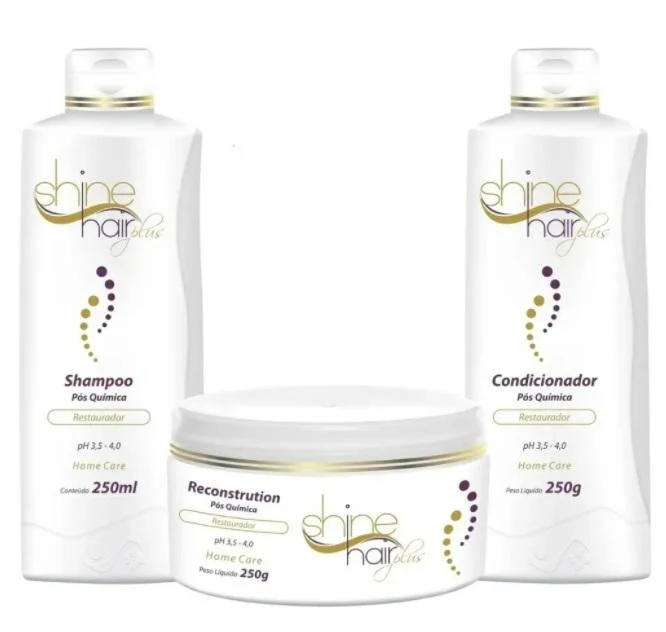 Post Chemistry Deep Moisturizing Restore Home Care Kit 3x250 - Shine Hair