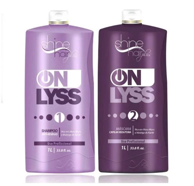 OnyLiss Volume Reducer Enhanced Thermal Sealing Smooth Kit 2x1L - Shine Hair