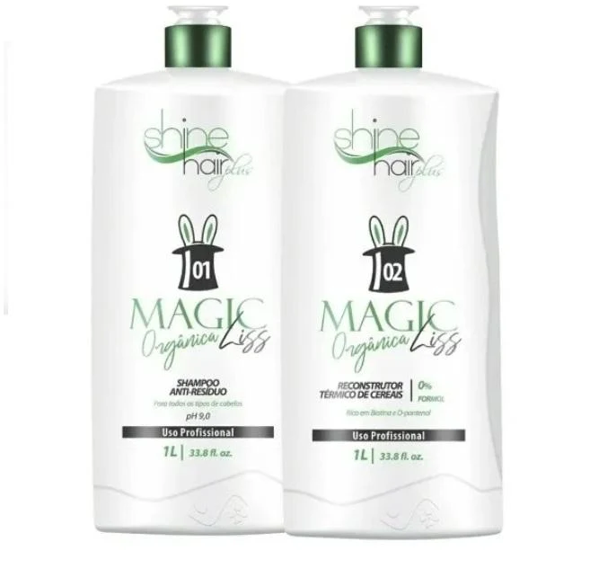 Magic Liss Smooth Thermal Reconstructor Straightening Kit 2x1L - Shine Hair