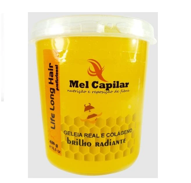 Honey Royal Jelly Collagen Replacement Shine Hair Mask 450g - Life Long Hair