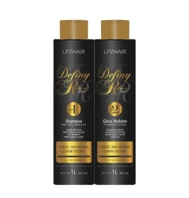 Definy Reduce Shea Macadamia Lumini System Progressive Brush Kit 2x1L - Lpzhair