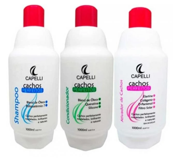Perfect Curls Curly Wavy Maintenance Brightness Treatment Kit 3x1L - Capelli
