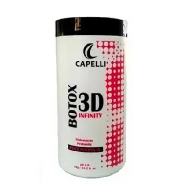 Anti Frizz Botox 3D Infinity Hair Deep Moisturizing Volume Reducer 1KG - Capelli