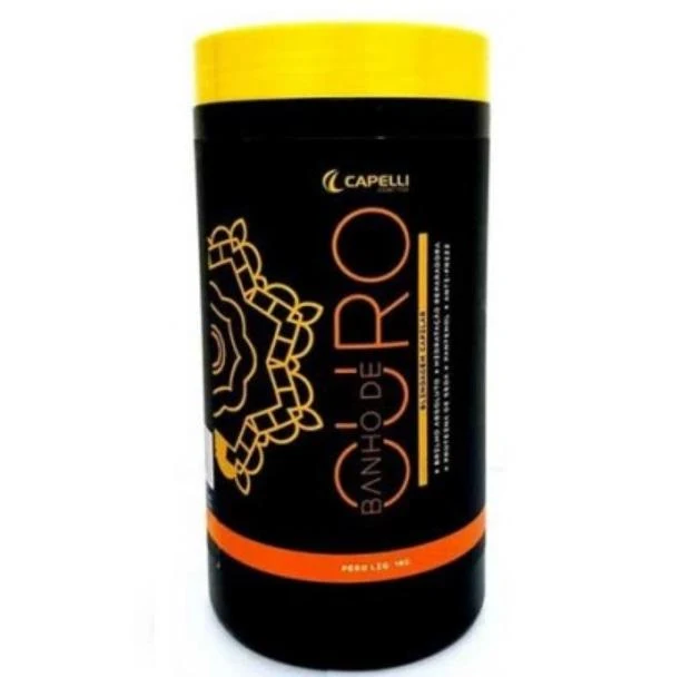 Gold Bath Super Hair Hydration Moisturizing Softness Treatment 1Kg - Capelli