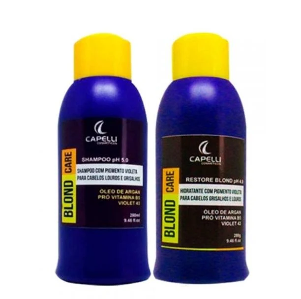 Blond Care Argan Pro Vitamin B5 Violet 43 Daily Maintenance Kit 2x280 - Capelli