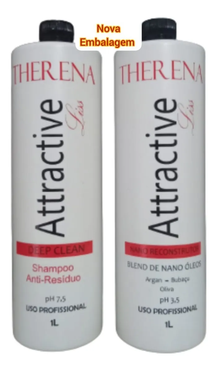 Progressive Brush Anti Frizz Straightener Thermal Treatment Kit 2x1L - Therena