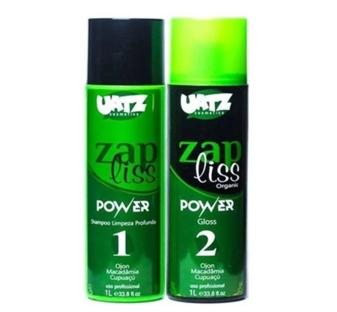 Uatz Zap Liss Power Progressive Brush Volume Reducer Organic Kit 2x1 - In Love