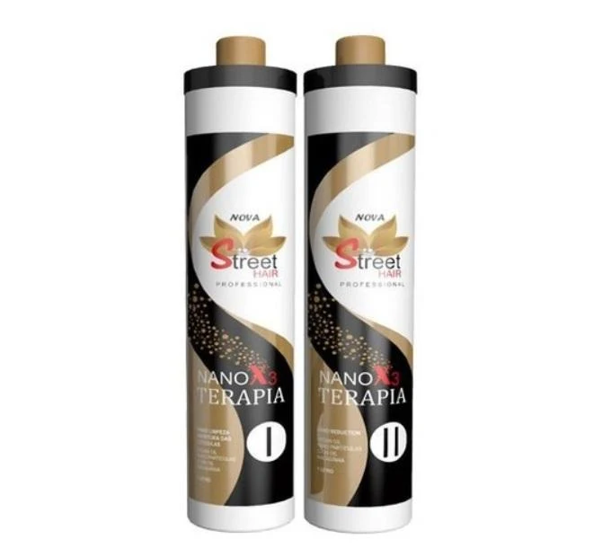 Formol Free Nano Therapy New Treatment Progressive Brush 2x1L - New Street