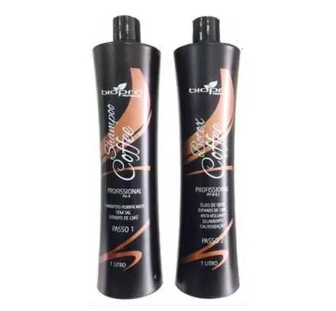 Coffee Extract Volume Reducer Gloss Progressive Botox Plastic Kit 2x1L - BioPro