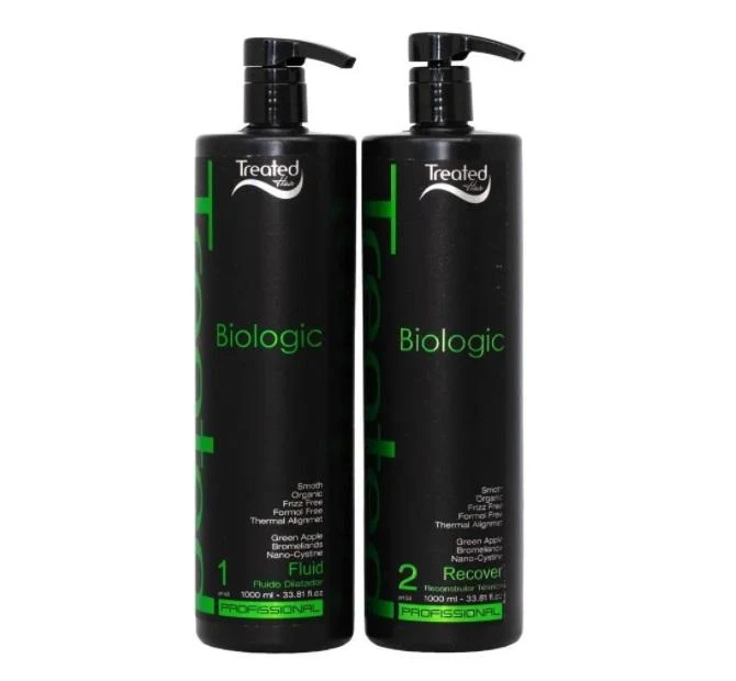 Brazilian Blowout Progressive Biologic Organic Smooth Kit 2x1L - Treated Hair