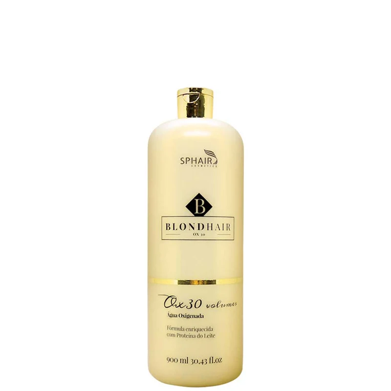 Milk Protein Hair Bleaching Hydrogen Peroxide Blond OX 30 Vol. 900ml - Sphair