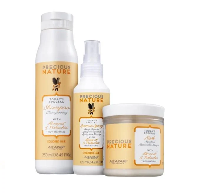 Special Precious Nature Colored Hair Almond Pistachio 3 Itens - Alfaparf Milano
