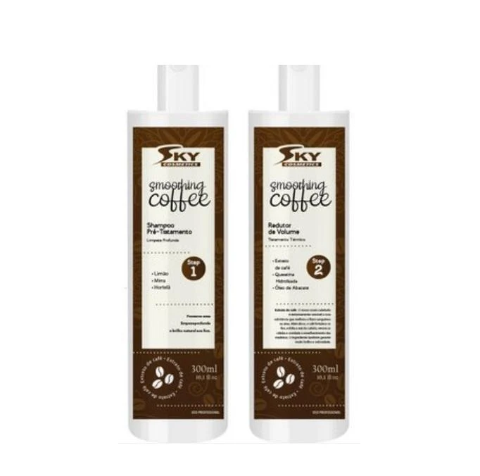 Smoothing Coffee Volume Reducer Thermal Treatment 2x300ml - Sky Cosmetics