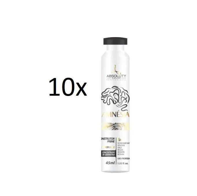 Amnésia Reconstructor Prime Keratin Treatment Ampoules 10x45ml - Absoluty Color