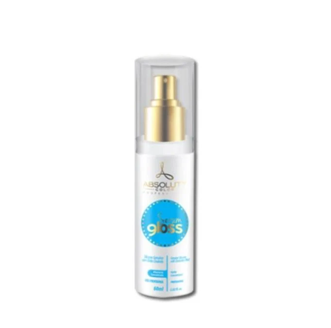 Gloss Serum Hair Finisher Genuine Silicone Treatment 60ml - Absoluty Color