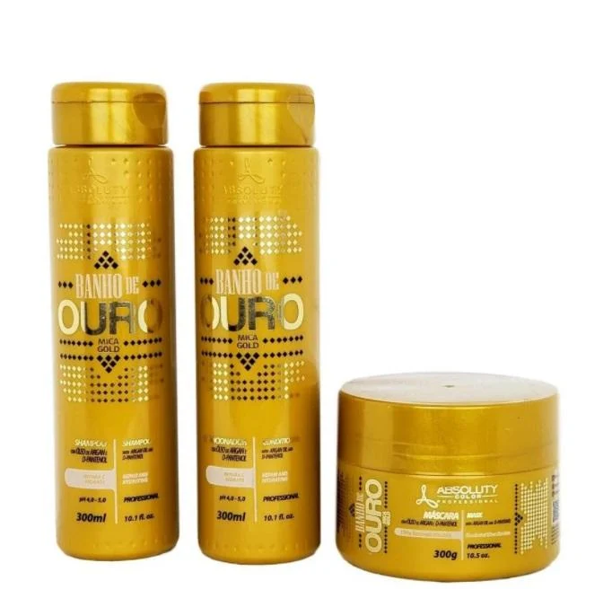 Golden Bath Repair Hydrating Luminous Treatment Kit 3x300 - Absoluty Color