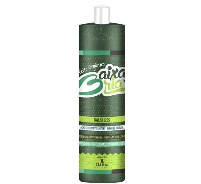 Baixaria Perfect Hair Brush Organic Balm Liss Volume Reducer 1L - Absoluty Color