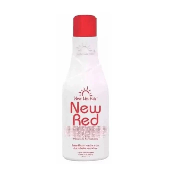New Red Tinting Color Intensifying Revival Hair Mask 500ml - New Liss Hair