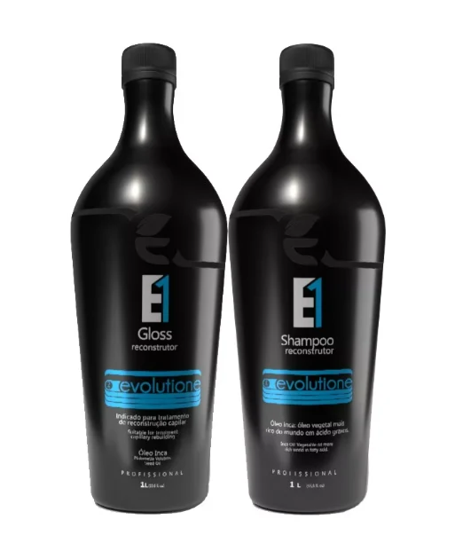 Evolutione Inca Oil Reconstruction Treatment Progressive Brush Kit 2x1 - Ecoplus