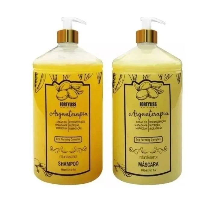 Eco Farming Complex Argan Therapy Macadamia Moroccan Kit 2x1 - Forty Liss