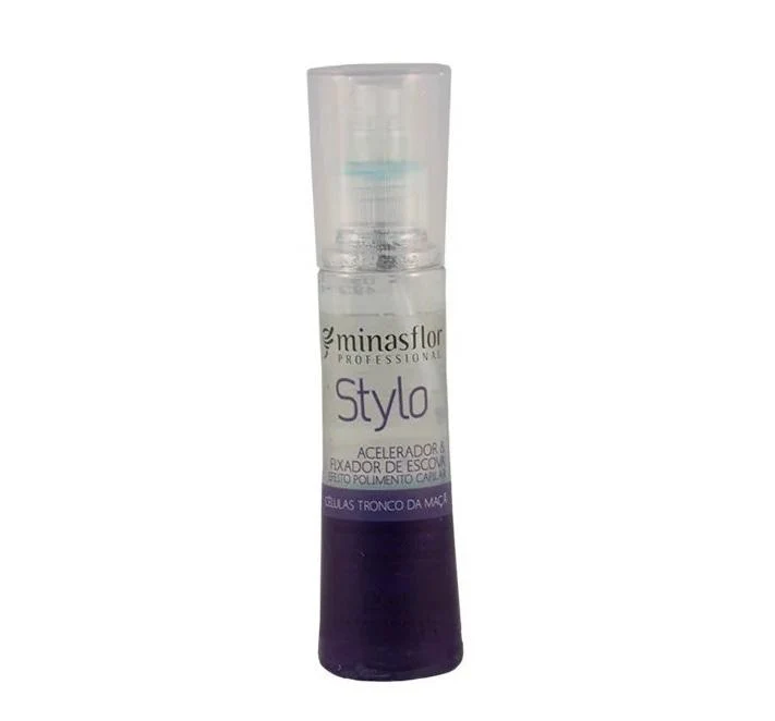 Stylo Capillary Polishing Accelerator Brush Fixer Hair Finisher 120ml - Minas Flor