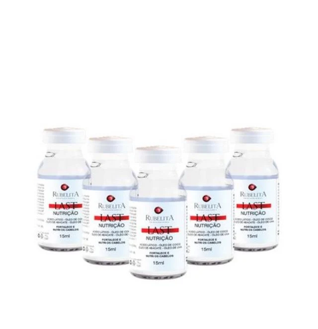 Last Nutrição Nourishing Nutrition Hair Treatment Ampoules 5x15ml - Rubelita