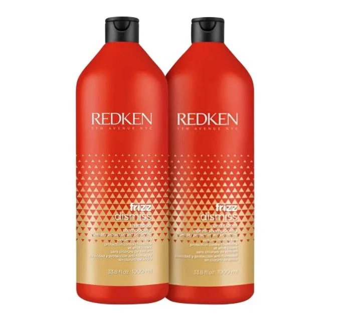 Frizz Dismiss Babaçu Oil Nourishing Moisturizing Treatment Kit 2x1L - Redken