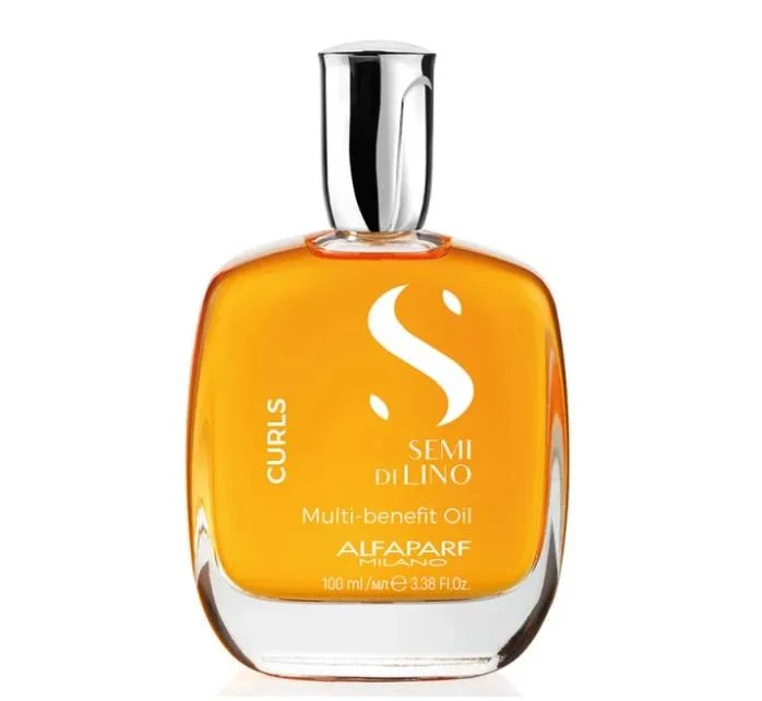 Semi di Lino Curls Multi Benefit Oil Curly Wavy Treatment 100ml - Alfaparf Milano