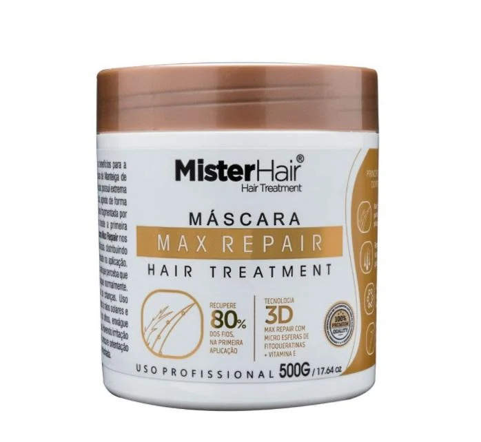 Max Repair 3D Recovery Restore Microspheres Treatment Mask 500g - Mister Hair
