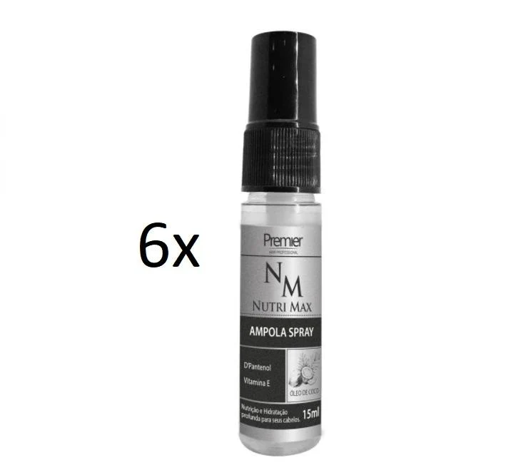 Nutri Max D-Panthenol Vitamin E Spray Treatment Ampoules 15ml - Premier Hair