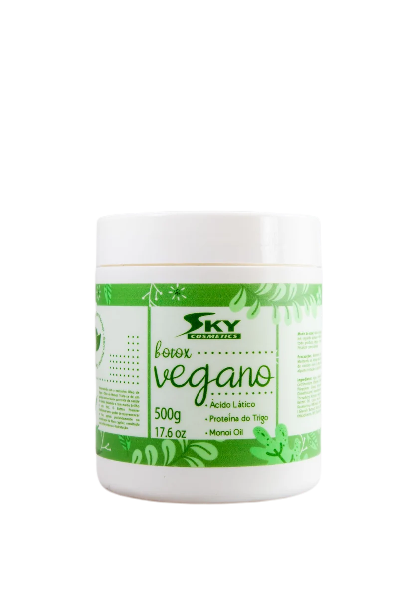 Vegan Botox Formol Free Strengthening Treatment Cream 500g - Sky Cosmetics