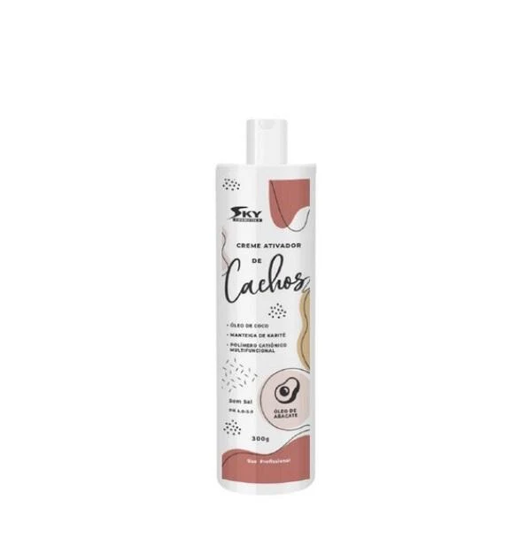 Curly Wavy Treatment Curls Activator Muntifunctional Cream 300ml - Sky Cosmetics