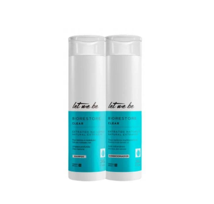 Let Me Be BioRestore Clear Keratin Panthenol Home Care Hyration Kit 2x240ml - ProSalon