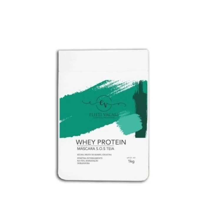 SOS Whey Protein Web Effect Rícino Bamboo Creatine Hair Mask 1kg - Elieti Vacari
