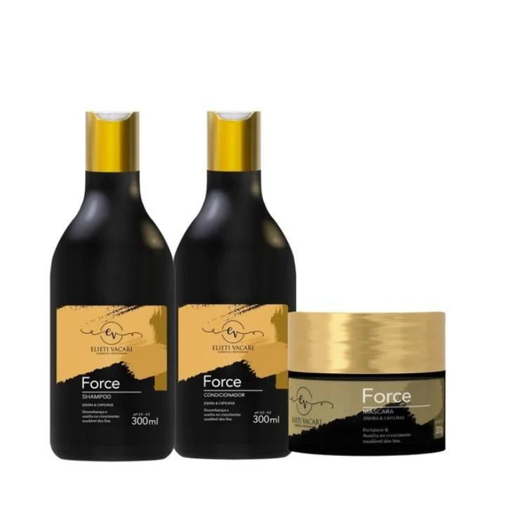 Force Home Care Maintenance Jojoba Capilmax Treatment Kit 3x300 - Elieti Vacari