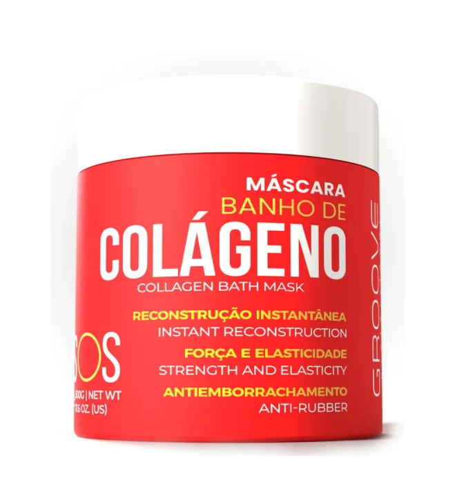 Collagen Bath Instant Reconstruction Anti Rubber Strenght Mask 500g - Groove