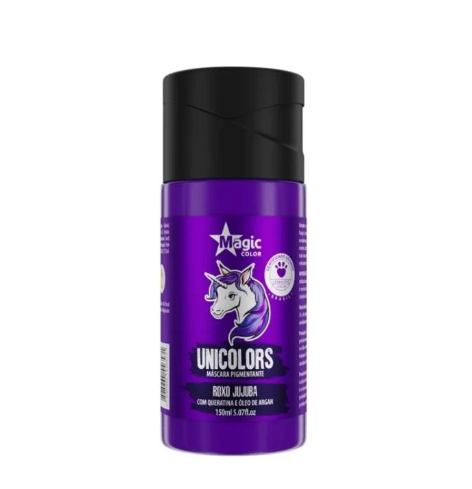 Unicolors Roxo Jujuba Purple Jujube Tinting Pigmenting Mask 150ml - Magic Color