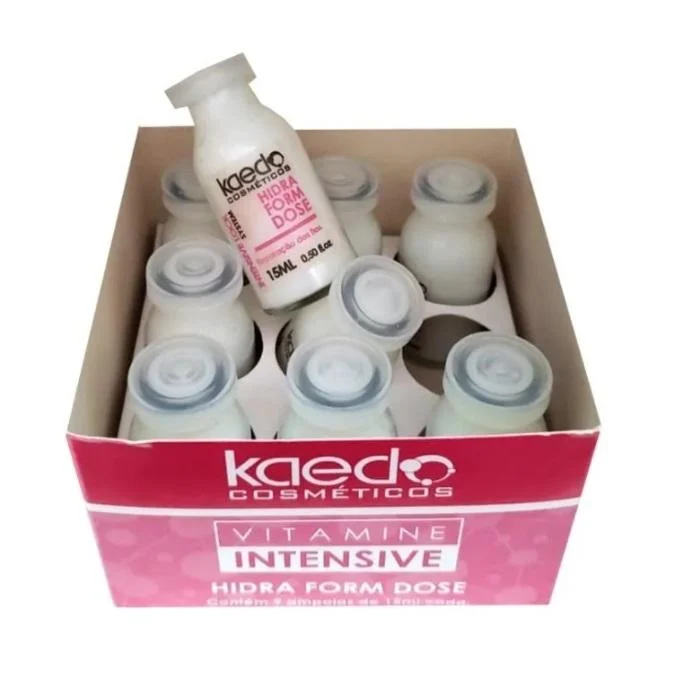 Vitamine Intensive Hidra Form Hair Repair Treatment Ampoules 9x15ml - Kaedo