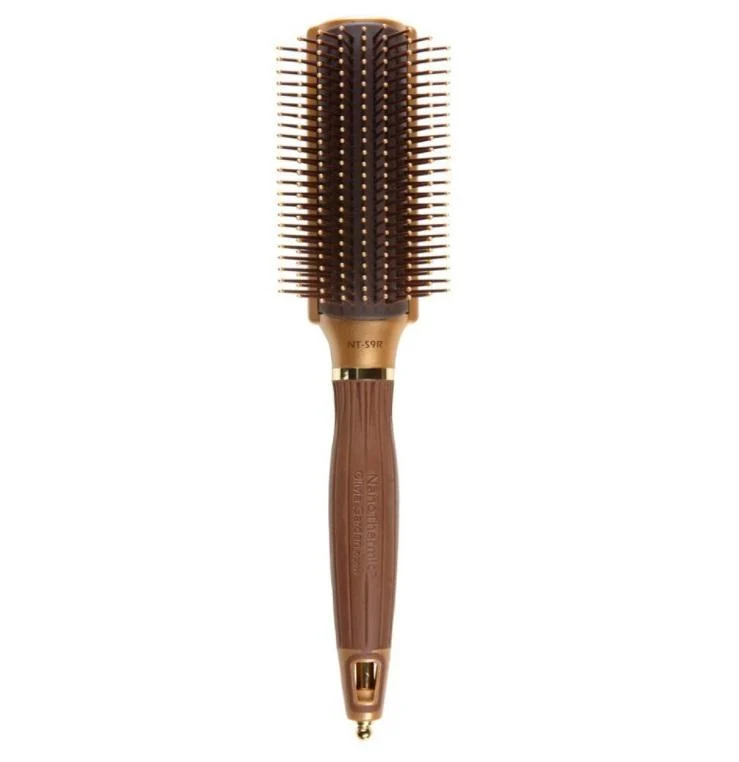 Professional Nano Thermic Ion Hairstyling Ceramic Brush NT-S9R - Olivia Garden