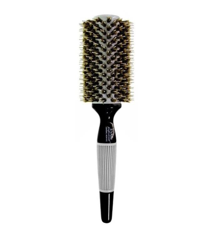 Professional Ceramic Wooden Natural / Nylon Bristles Hair Brush MC 603 - Evas