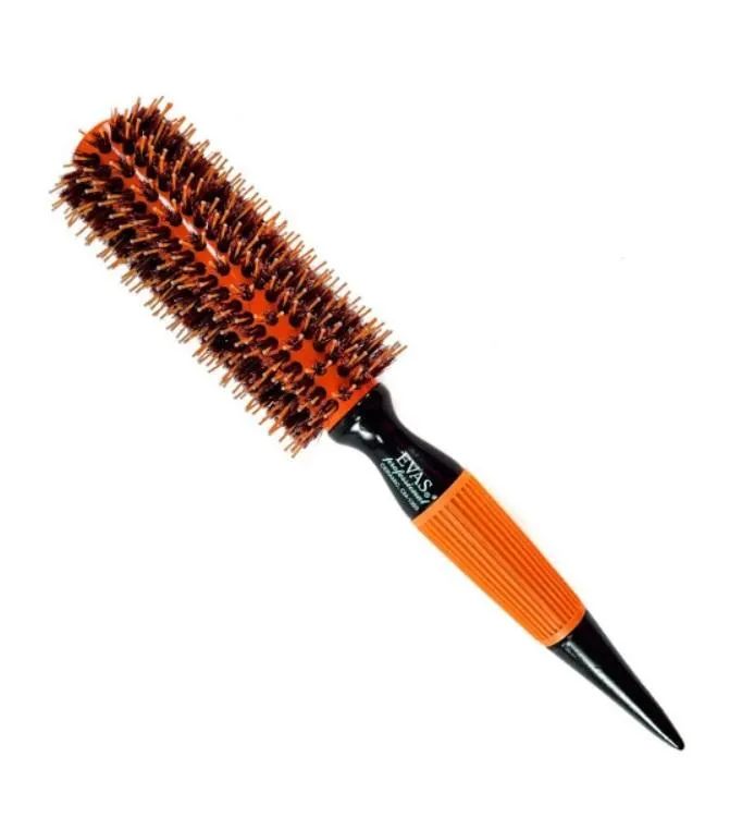 Professional Ceramic Combing Natural Boar / Nylon Bristles Brush CM 1306 - Evas