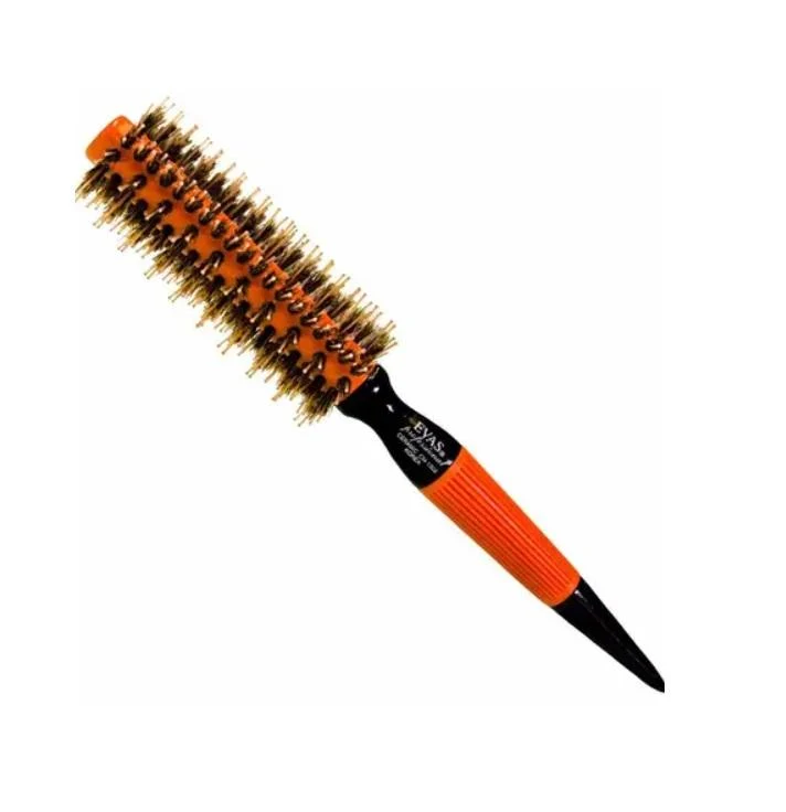 Professional Ceramic Natural Boar / Nylon Bristles Hairstyling Brush CM 1302 - Evas