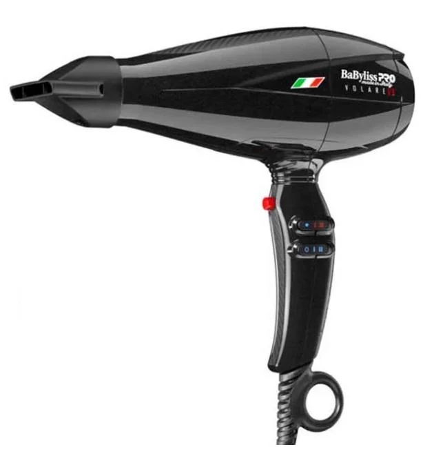 Pro Ferrari V1 Volare Professional Black Dryer 2000W 110V 127V - Babyliss