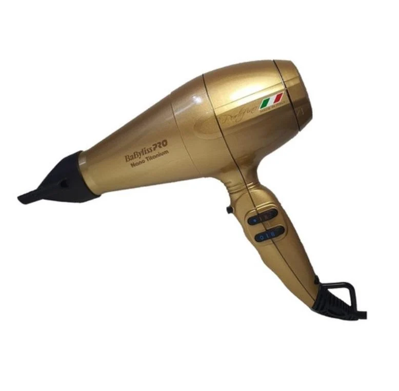 Pro Portofino Titanium 6600 Golden Dryer 110V 127V 2000W - Babyliss