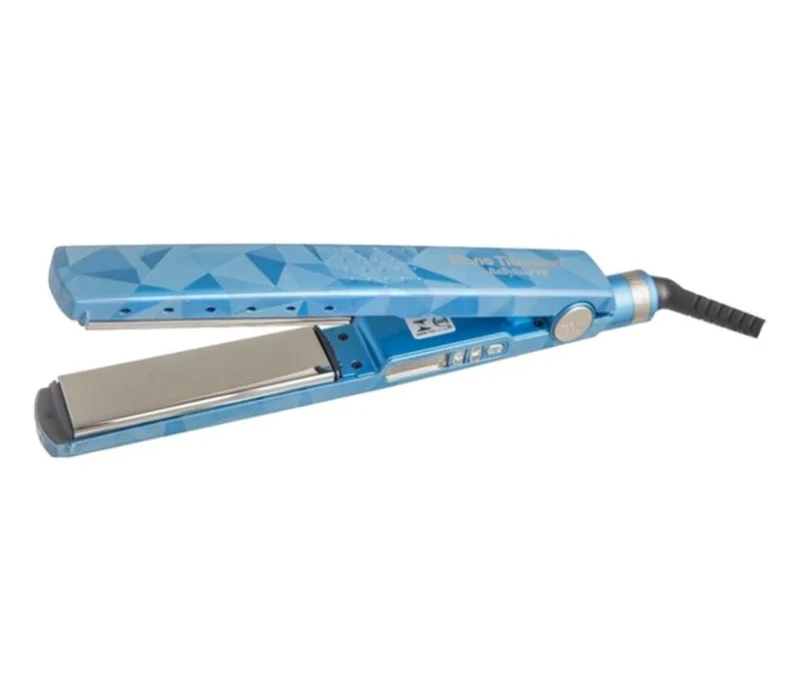 Hair Straightener Pro Nano Titanium Blue Vetro 1 1/4 110V 450F - Babyliss