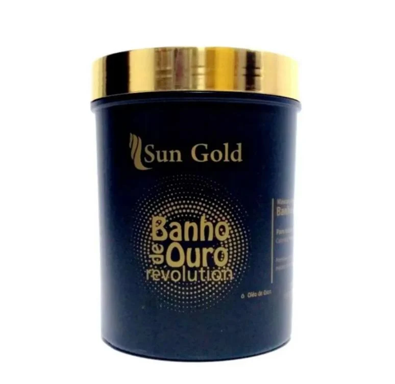 Revolution Gold Bath Ojon Oil Hydration Nourishing Shine Mask 1Kg - Sun Gold