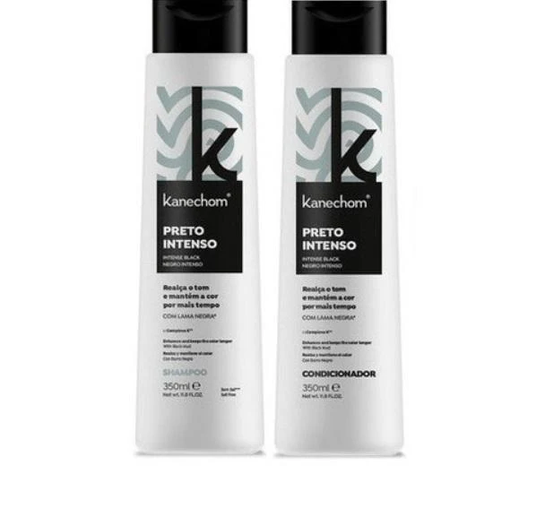 Intense Black Hair Dark Mud Color Highlight Maintenance Kit 2x350ml - Kanechom